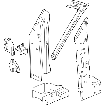 GM 84837036 Hinge Pillar Assembly