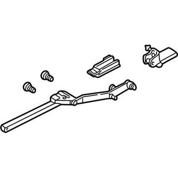 BMW 54-12-8-209-795 Left Control Rail