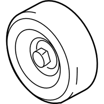 Ford F4DZ-6C348-A Serpentine Idler Pulley