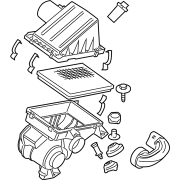 Nissan 16500-EA200 Air Cleaner