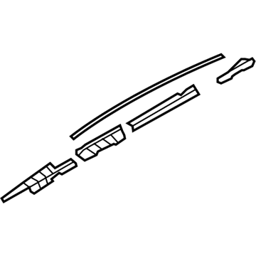 BMW 54-13-7-240-682 Mechanism, Glass Cover, Rear