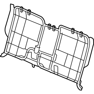 Honda 82126-SJC-A03 Frame, RR. Seat-Back