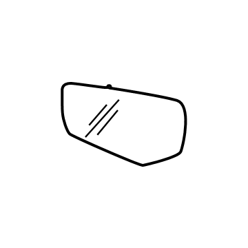 GM 23177536 Mirror Glass