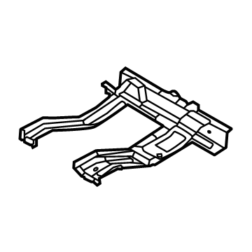 Hyundai 65850-P0400 CROSSMEMBER ASSY-RR FLOOR CTR