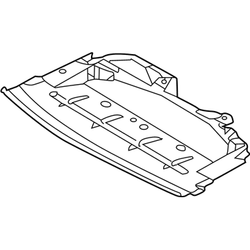 BMW 51-71-8-159-981 Engine Compartment Screening, Front