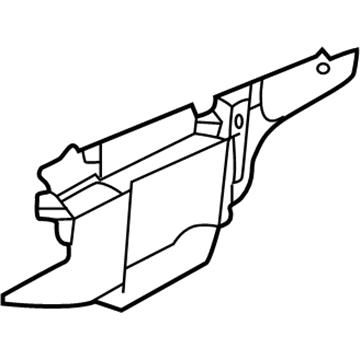 BMW 51-71-8-218-346 Lateral Right Engine Compartm.Screening