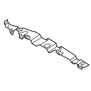 BMW 51-65-7-299-183 Retaining Strip, A-Pillar, Left