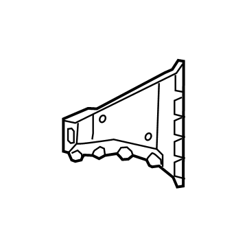 Lexus 61145-0E070 GUSSET, Front Body Pillar