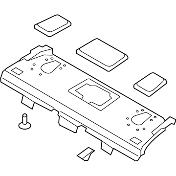 Hyundai 85620-3M600-BR Trim Assembly-Package Tray