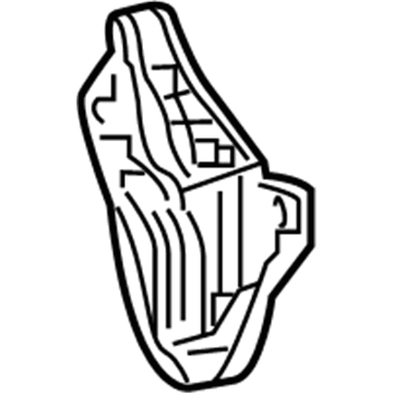 Lexus 52155-24020 Support, Rear Bumper Side
