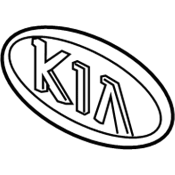 Kia 863534D520 Kia Sub-Logo Assembly