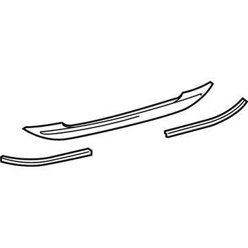 Lexus 76813-60040 GARNISH, Back Door