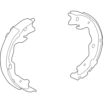 Toyota 46540-42020 SHOE ASSY, PARKING B