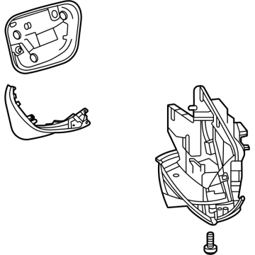 Acura 76205-TGV-A22ZA MIR ASSY *YR651P*