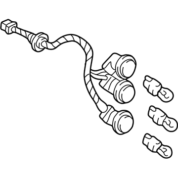 GM 12100675 Harness, Tail Lamp And Back Up Lamp