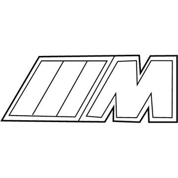 BMW 51-14-2-250-811 Rear Emblem