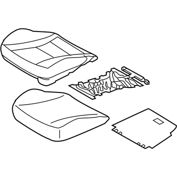 Hyundai 88100-A5051-SGC Cushion Assembly-Front Seat, Driver