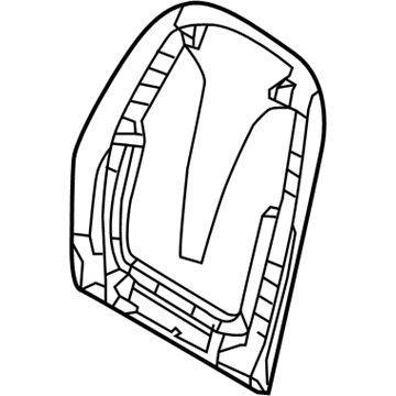 Hyundai 88390-A5000-RY Cover Assembly-Front Back(Driver)