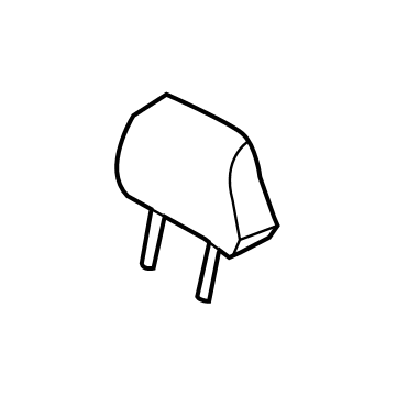 Nissan 86400-6GH0A Headrest Assy-Front Seat