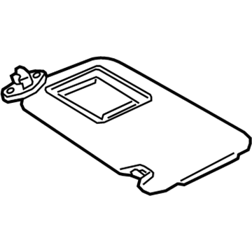 Toyota 74310-42593-B1 Sunvisor