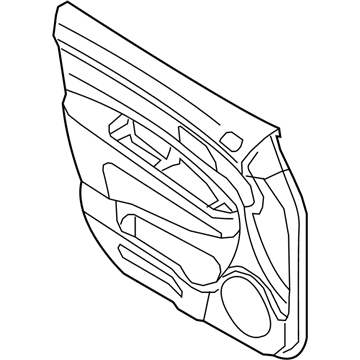 Kia 823601D0003J Front Door Right Armrest Assembly