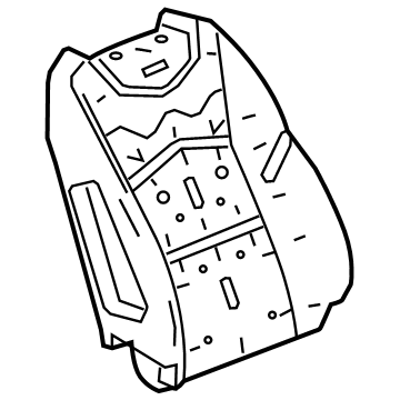 GM 84551402 Seat Back Pad