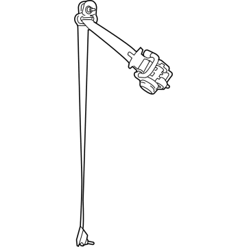 Hyundai 89810-CL000-NNB S/BELT ASSY-RR, LH