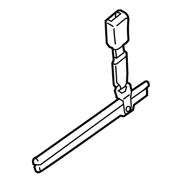 Hyundai 89860-S1600-NNB BUCKLE ASSY-RR S/BELT, CTR