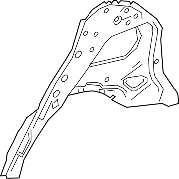 GM 84601739 PANEL-QTR INR & RR W/H