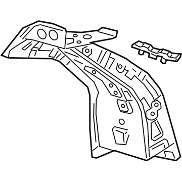 GM 84469342 Rear Pillar