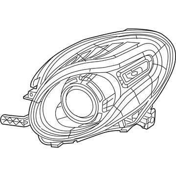 Mopar 68223660AA Headlamp