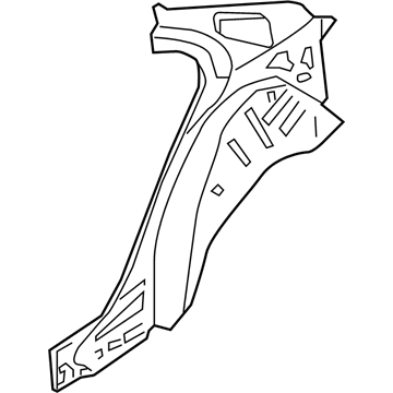 BMW 41-21-7-044-861 Wheel Arch Outer Rear Left