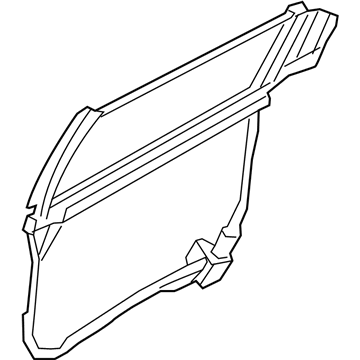 Hyundai 83352-D2000-NNB Curtain-Rear Door, LH