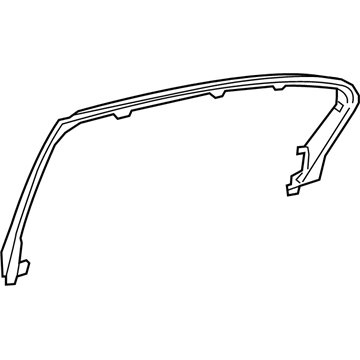 Lexus 67673-30141 GARNISH, Rear Door Frame