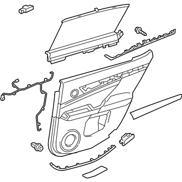 Lexus 67630-30T10-N0 Panel Assembly, Rear Door