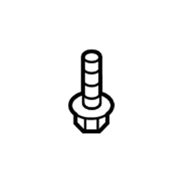 Mopar 6104215AA Bolt-HEXAGON FLANGE Head