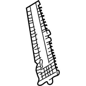 Kia 0K32A6821MB Rib-BPILLAR Upper, RH
