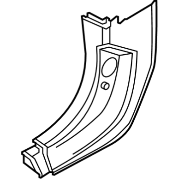 BMW 51-43-9-472-824 LATERAL TRIM PANEL FRONT RIG