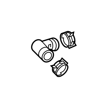 GM 55594317 Hose Asm-EGR Valve Cooling Feed (Bottom)