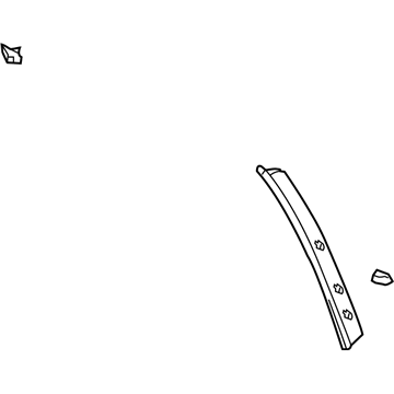 Lexus 67938-60082-A0 Garnish, Back Door Side