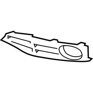 BMW 51-11-7-293-797 Partially Open Grid, Left