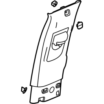 GM 84883084 Upper Center Pillar Trim