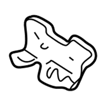 Acura 78516-S84-S61 Plate, Hook