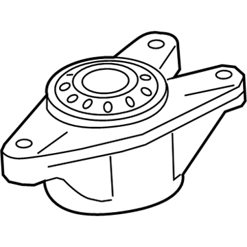 BMW 33-50-8-098-635 SUPPORT BEARING REAR LEFT