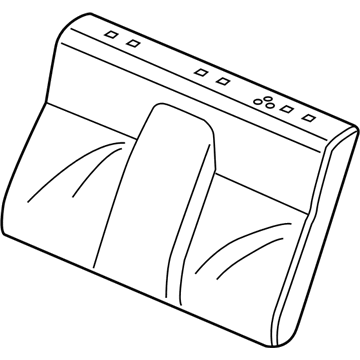 Honda 82121-TR3-V21ZA Cover, Rear (Sienna Beige)