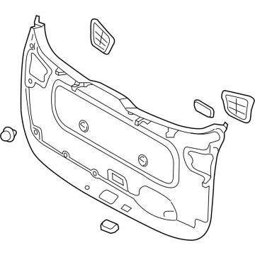 Kia 81750A9000DAA Panel Assembly-Tail Gate