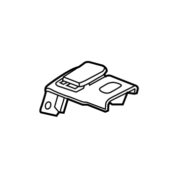 GM 84652239 HANDLE ASM-R/SEAT BK LAT REL *BLACK
