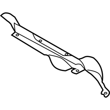 BMW 51-48-7-375-658 Heat Insulation, Bumper, Rear