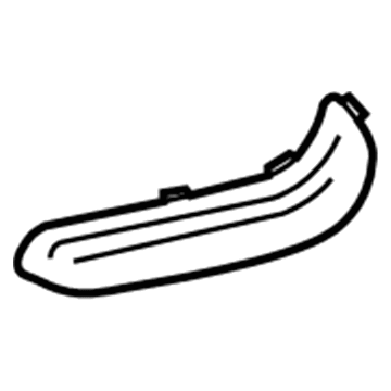 GM 22940725 Seat Belt Bezel