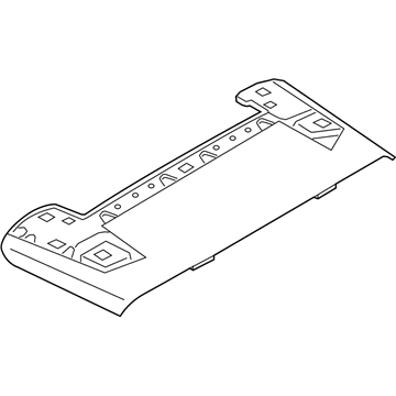 BMW 41-63-7-227-797 Folding Top Compartment Lid, Prime-Coated